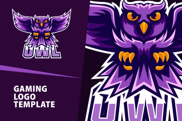 An Owl Mascot Gaming Logo: Your Brand’s Competitive Edge