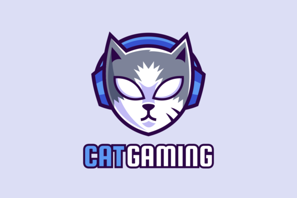 Creative Mascot Cat Gaming Logos