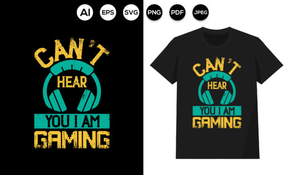 Gaming T-shirt Design 8: A Versatile Digital Asset for Modern Creators