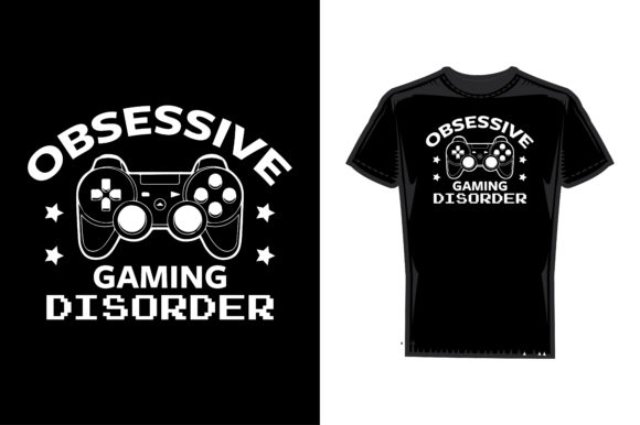 Gaming T-Shirt Design: A Ready-to-Customize Template