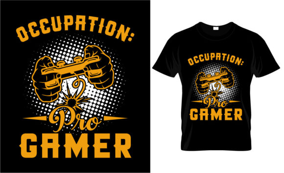 Gaming Typography T Shirt Design 26 for Creators