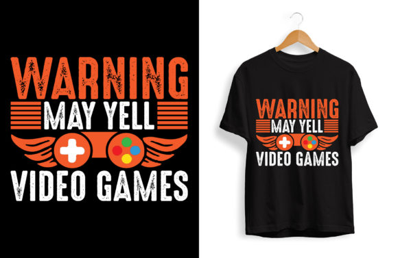 The Gaming T-shirt Design Warning May Yell: Your Ultimate Creative Asset