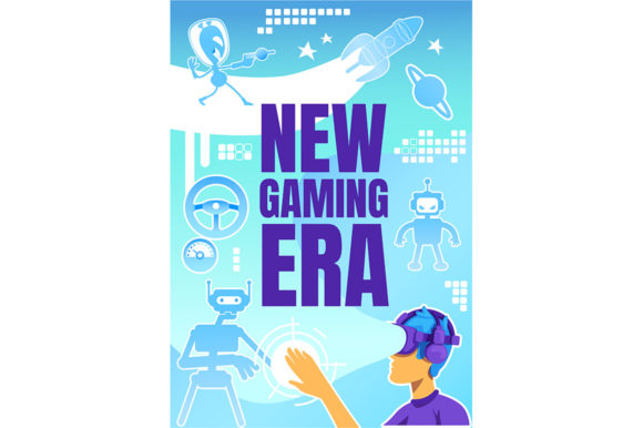 What the New Gaming Era Poster Flat Template Actually Does for You